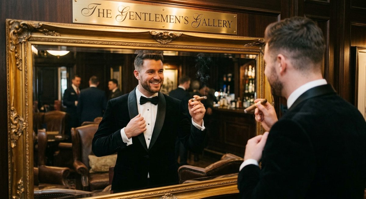 Men's grooming collection with beard oil and balm